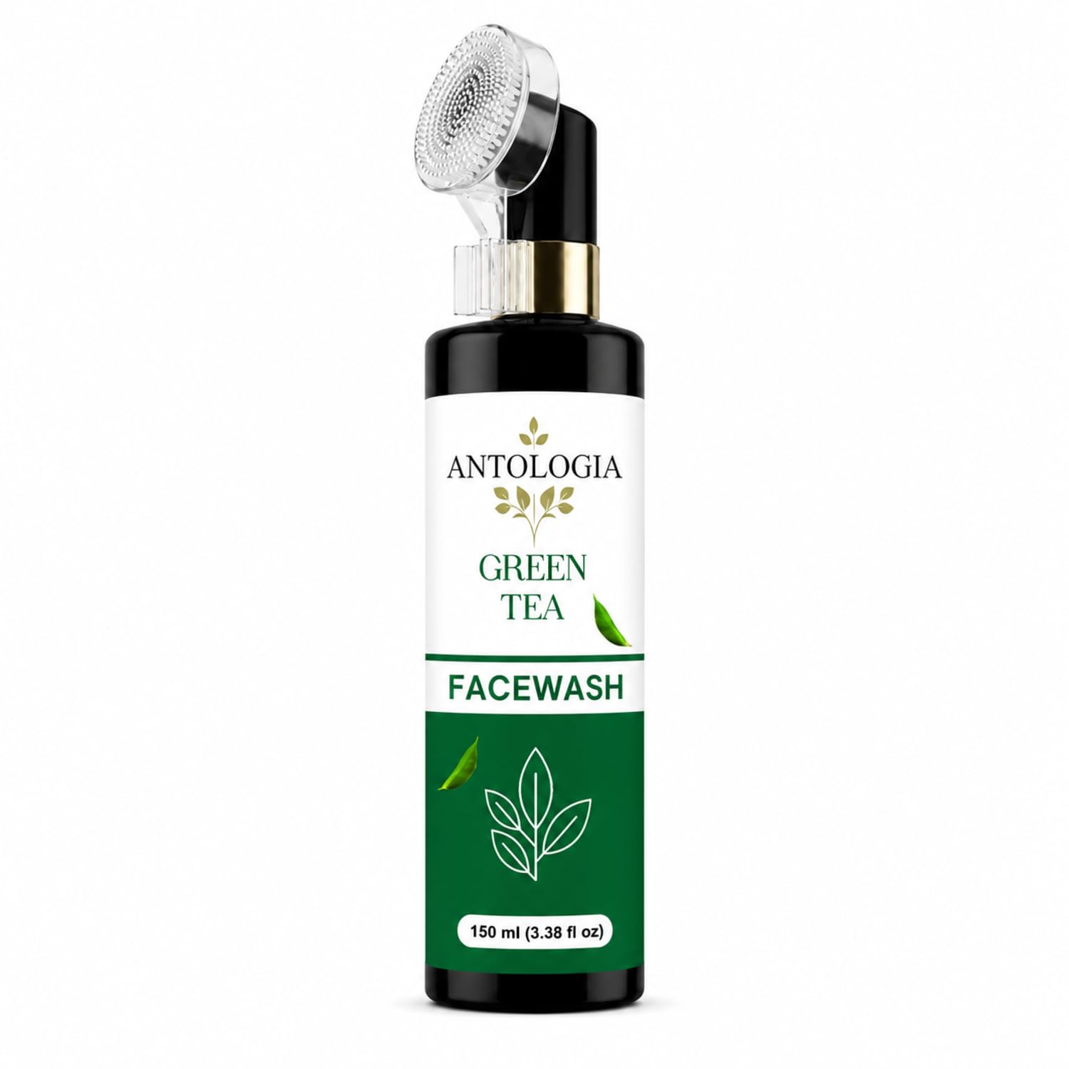 Antologia Green Tea Face Wash for Fresh & Clean Looking Skin, Gentle Daily Facial Cleanser with Refreshing Formula for Oily and Combination Skin, 150ml