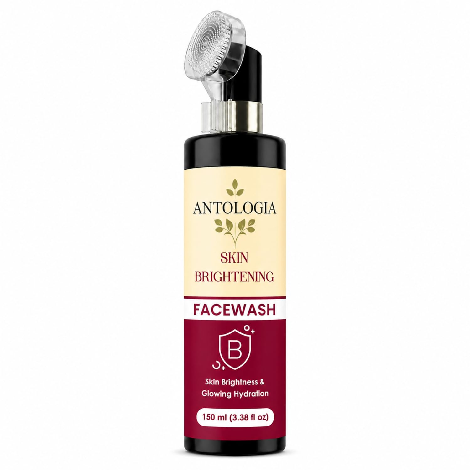 Antologia Skin Brightening Face Wash for Glowing & Hydrated Skin, Gentle Daily Facial Cleanser for Fresh and Healthy Looking Skin, Lightweight Formula, 150ml