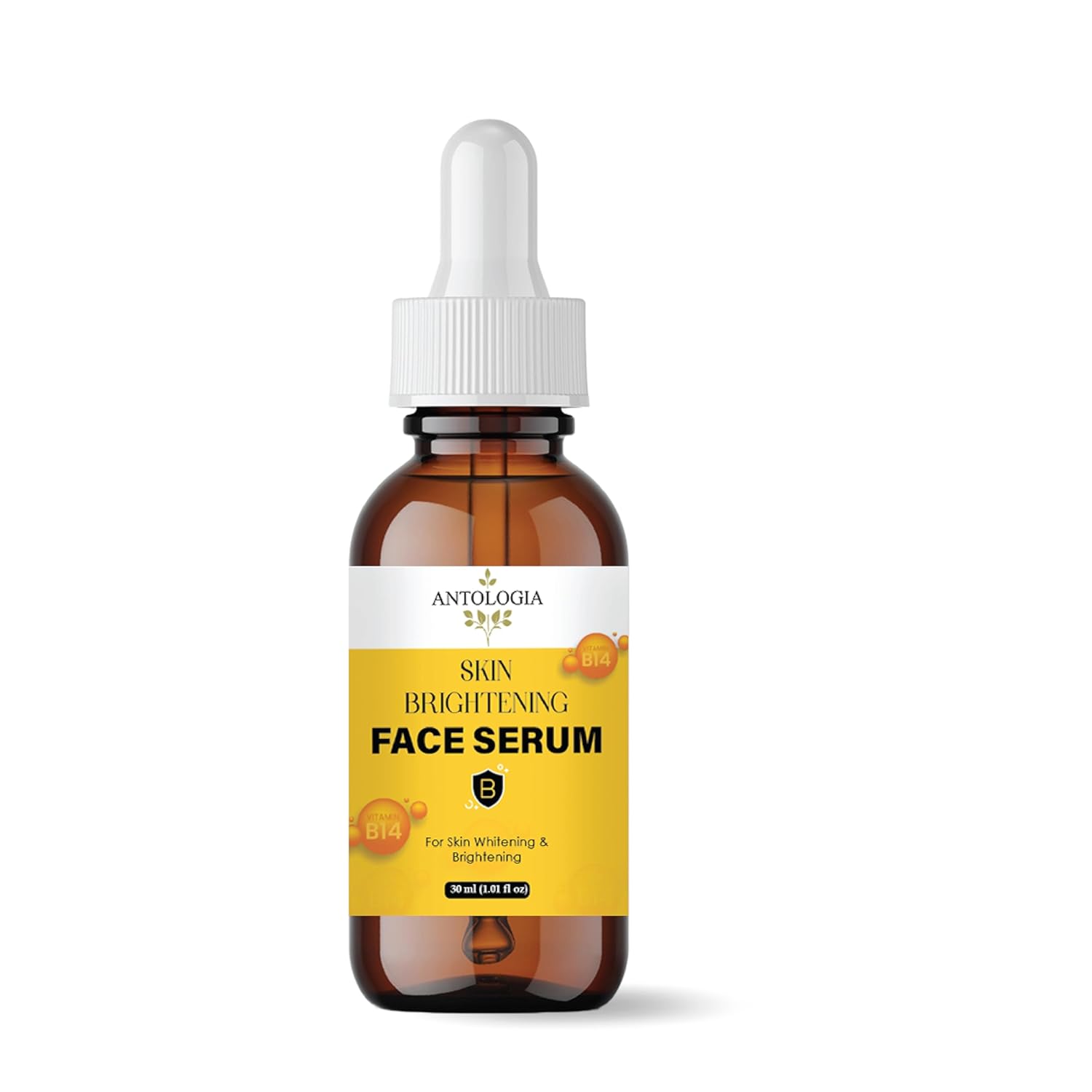 Antologia Skin Brightening Face Serum with Vitamin B14, 30 ml, Whitening Formula