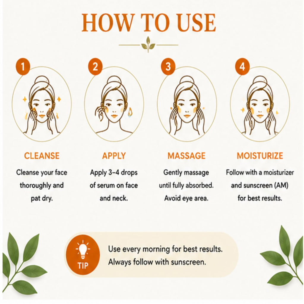 Antologia Vitamin C 10% Serum for Hyperpigmentation & Dull Skin, Brightening Facial Serum for Even Tone & Radiant Looking Skin, Lightweight Formula, 30ml