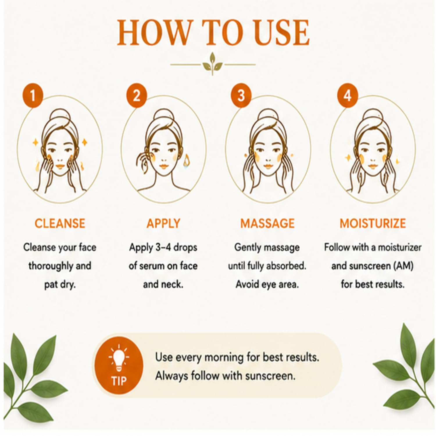 Antologia Vitamin C 10% Serum for Hyperpigmentation & Dull Skin, Brightening Facial Serum for Even Tone & Radiant Looking Skin, Lightweight Formula, 30ml