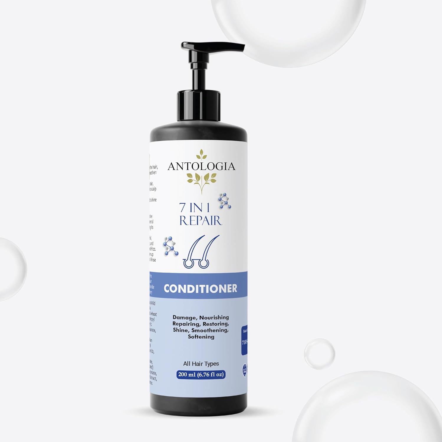 Antologia Conditioner, Nourishing, Repairing, Smoothening, All Hair Types, 200ml (7 in 1 Repair Conditioner)