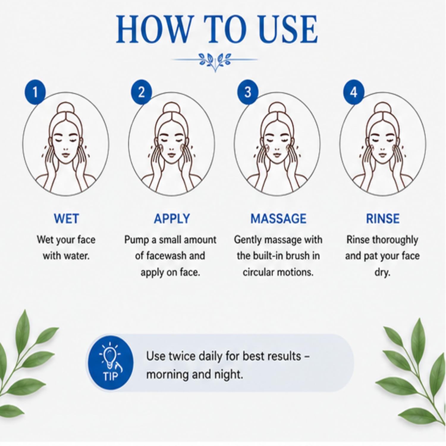 Antologia 1% Salicylic Acid Face Wash for Acne & Oil Control, Gentle Daily Facial Cleanser for Oily and Acne Prone Skin, Lightweight Formula, 150ml