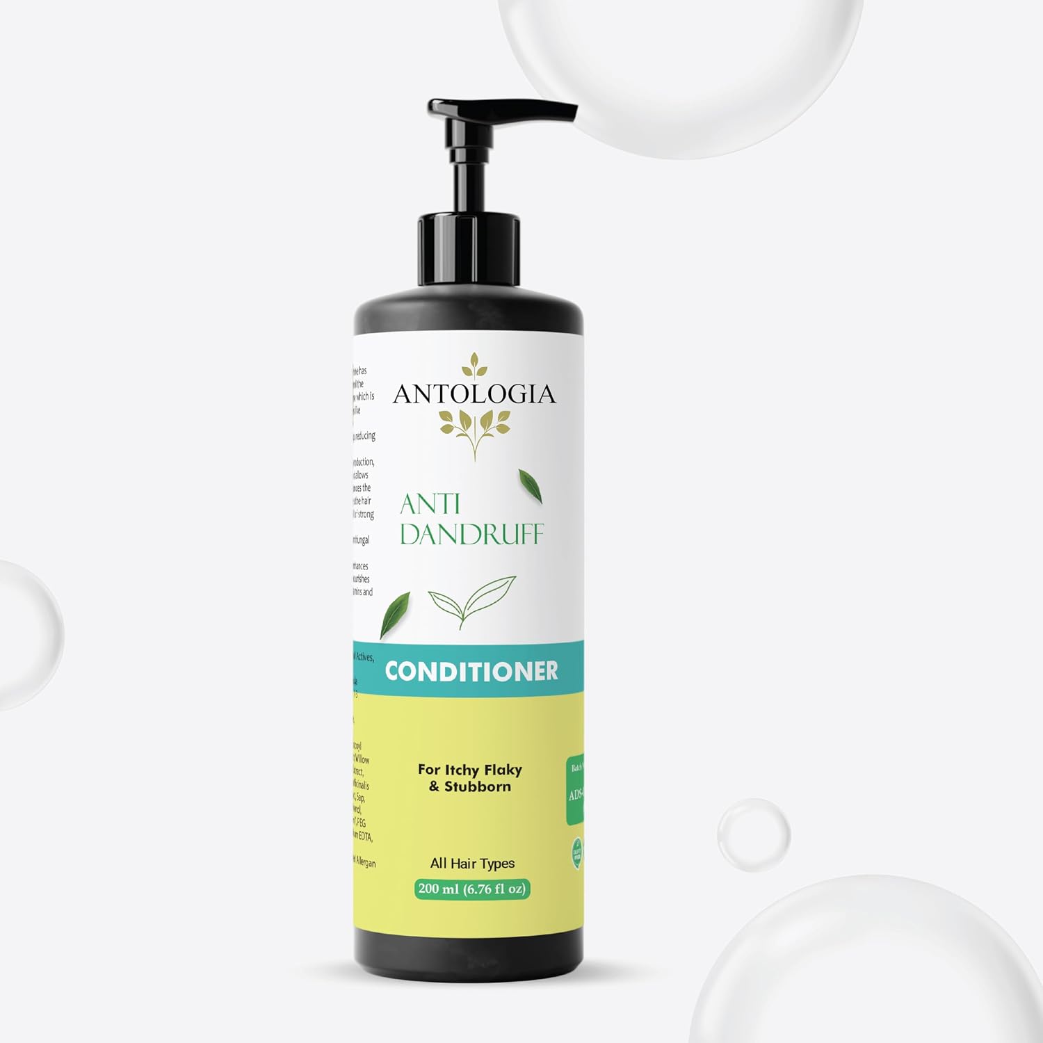 Antologia Conditioner, Nourishing, Repairing, Smoothening, All Hair Types, 200ml (Anti Dandruff Conditioner)