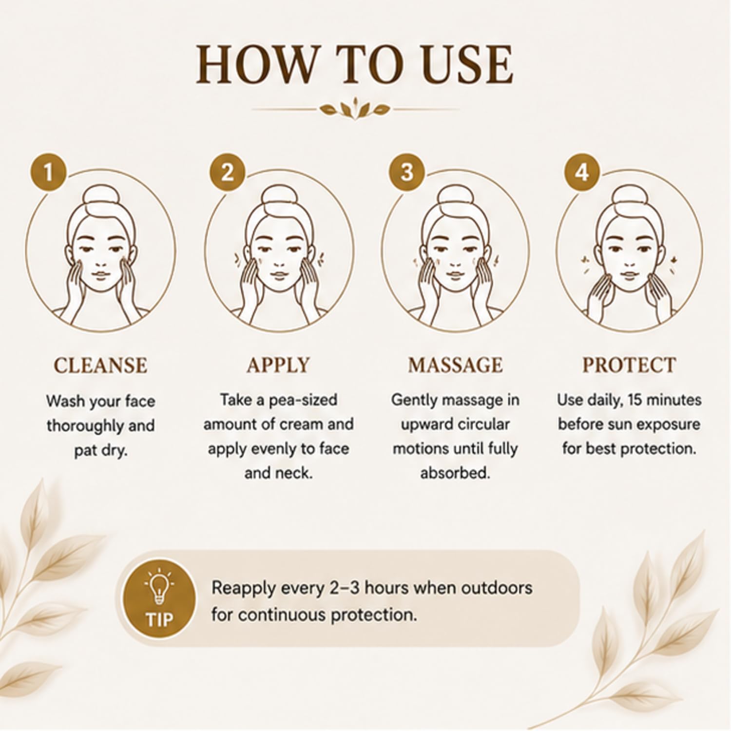 Antologia SPF 30 PA+++ Face Cream for Sun Protection & Daily Hydration, Lightweight Moisturising Sunscreen Cream to Help Protect from UV Rays, 50g