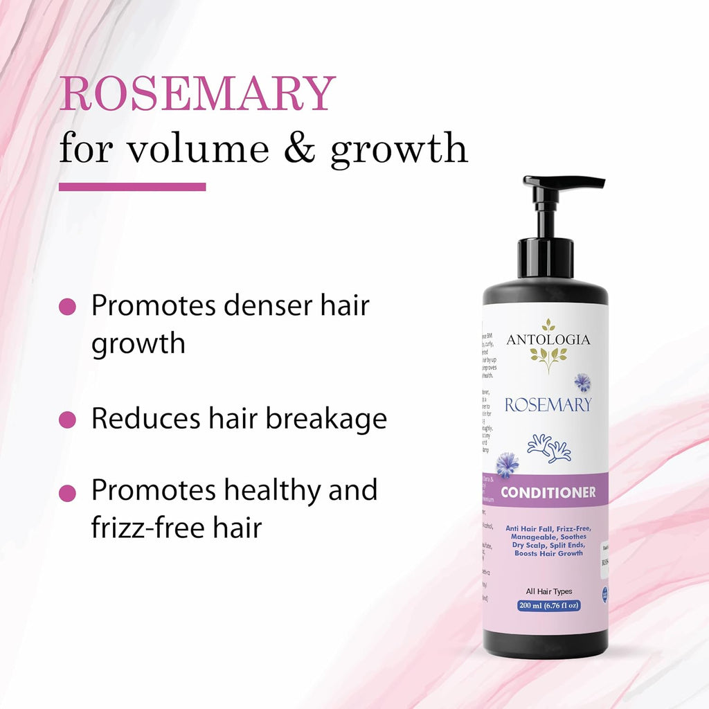Antologia Conditioner, Nourishing, Repairing, Smoothening, All Hair Types, 200ml (Rosemary Conditioner)