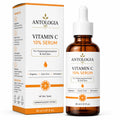 Antologia Vitamin C 10% Serum for Hyperpigmentation & Dull Skin, Brightening Facial Serum for Even Tone & Radiant Looking Skin, Lightweight Formula, 30ml