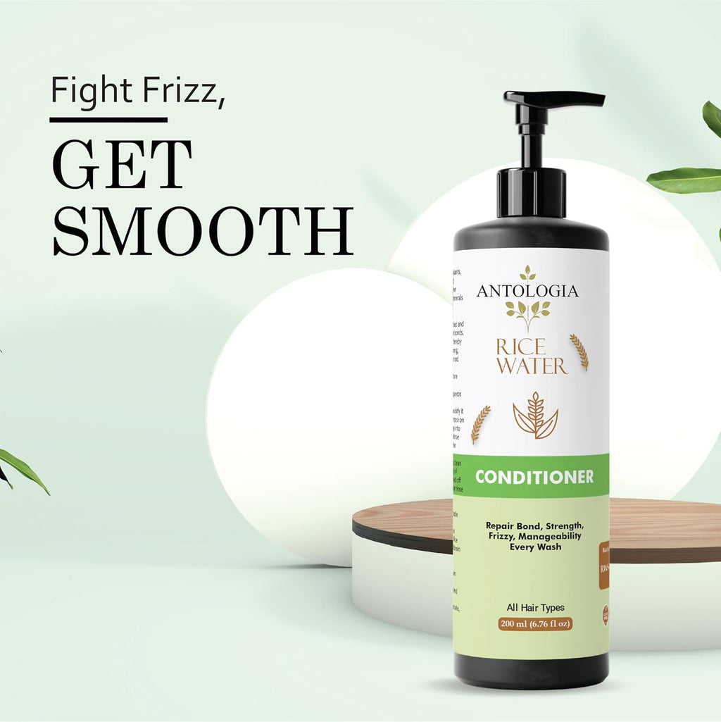 Antologia Conditioner, Nourishing, Repairing, Smoothening, All Hair Types, 200ml (Rice Water Conditioner)