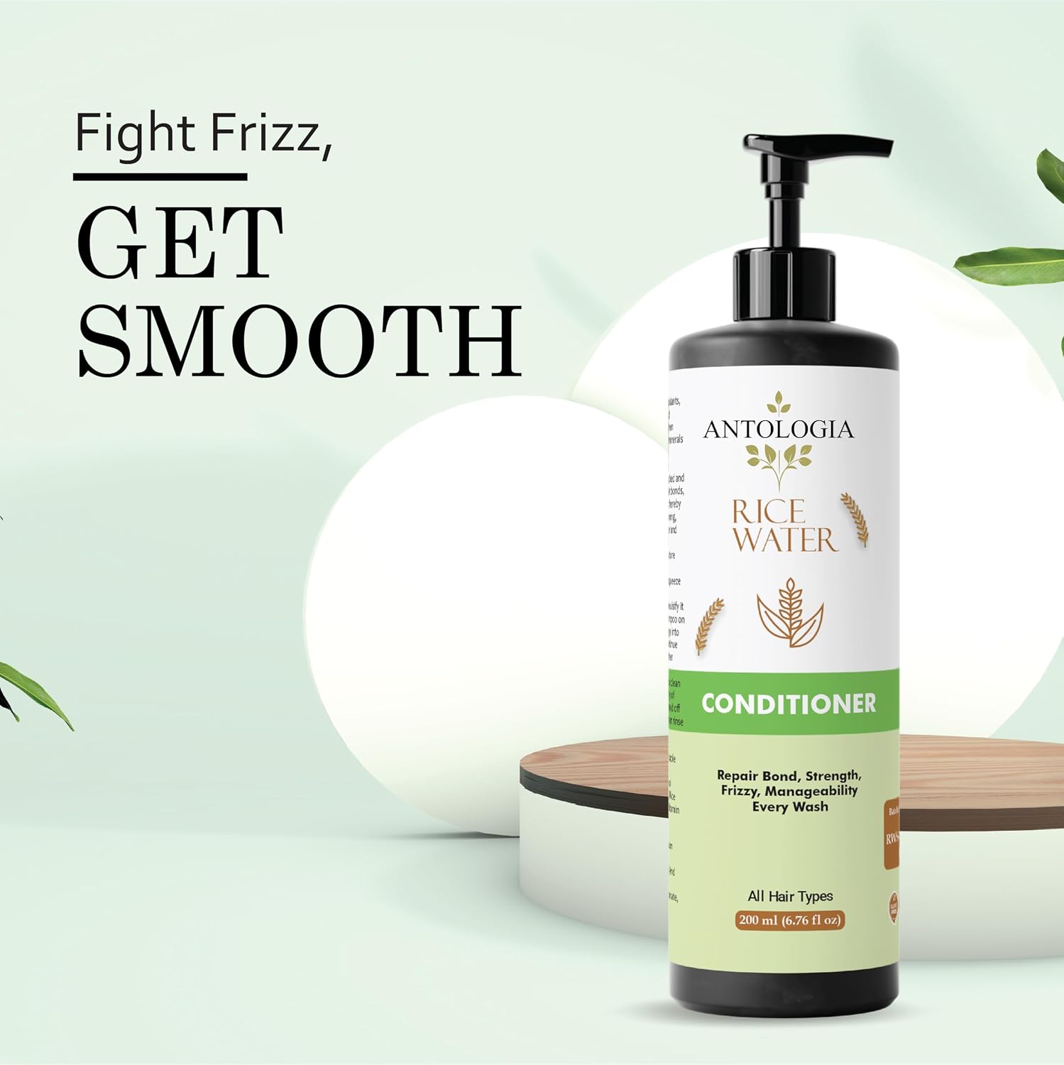 Antologia Conditioner, Nourishing, Repairing, Smoothening, All Hair Types, 200ml (Rice Water Conditioner)