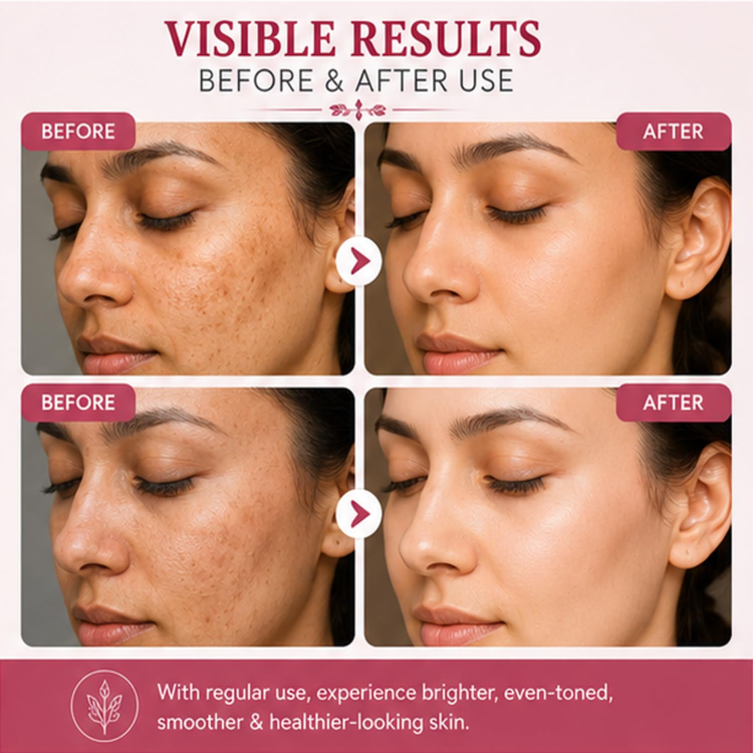 Antologia Skin Lightening Face Cream with Glutathione, Alpha Arbutin, Vitamin C, B3 & E, Daily Moisturising Cream for Bright and Even Looking Skin, 50g