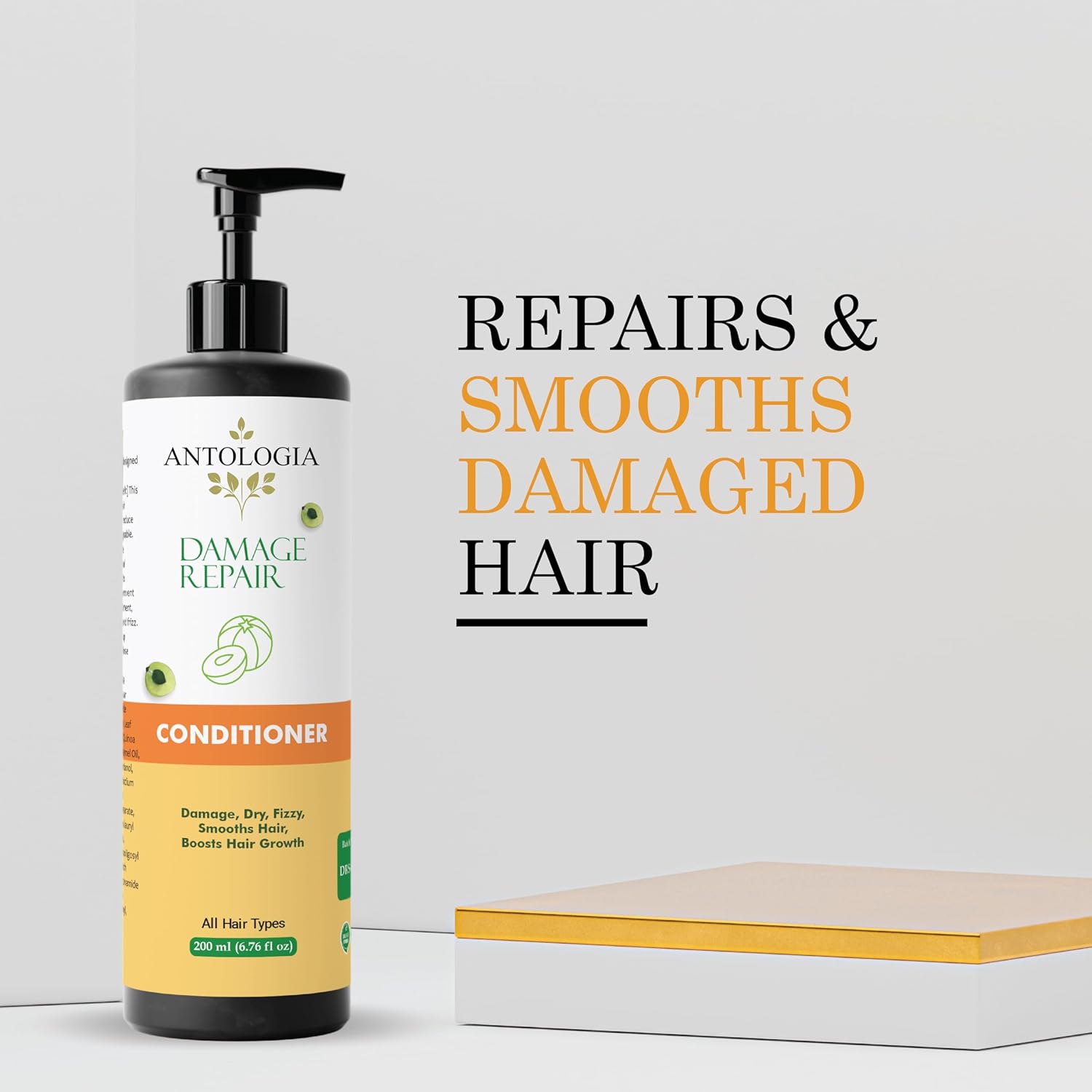 Antologia Conditioner, Nourishing, Repairing, Smoothening, All Hair Types, 200ml (Damage Repair Conditioner)