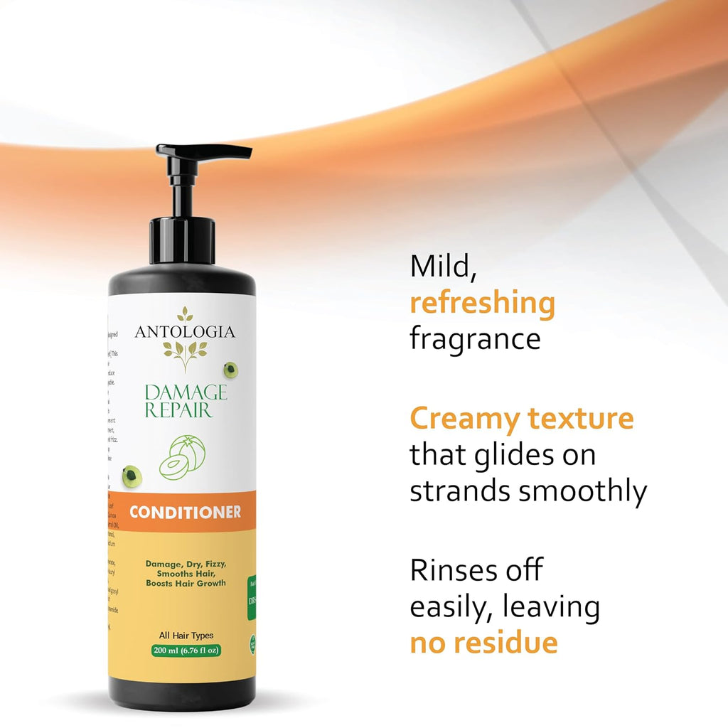Antologia Conditioner, Nourishing, Repairing, Smoothening, All Hair Types, 200ml (Damage Repair Conditioner)
