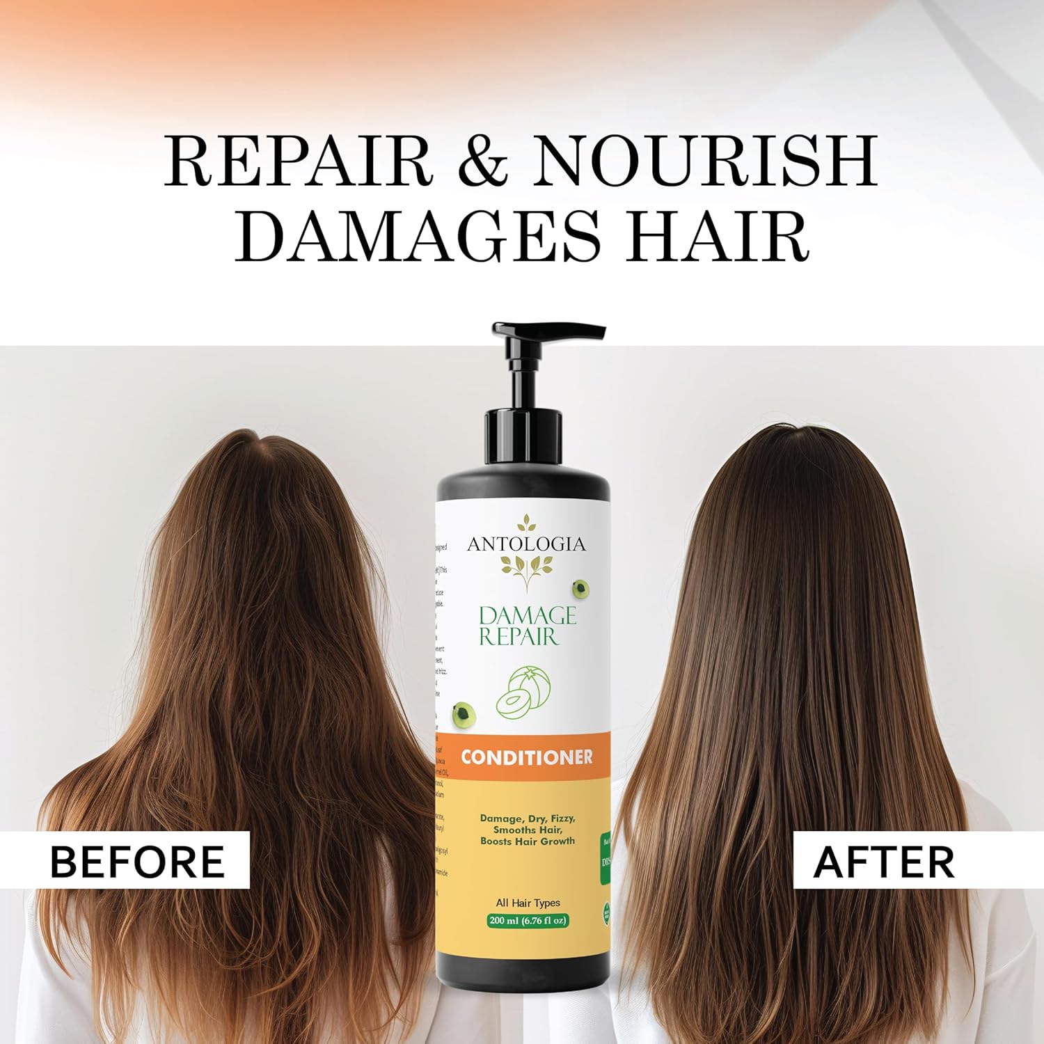 Antologia Conditioner, Nourishing, Repairing, Smoothening, All Hair Types, 200ml (Damage Repair Conditioner)