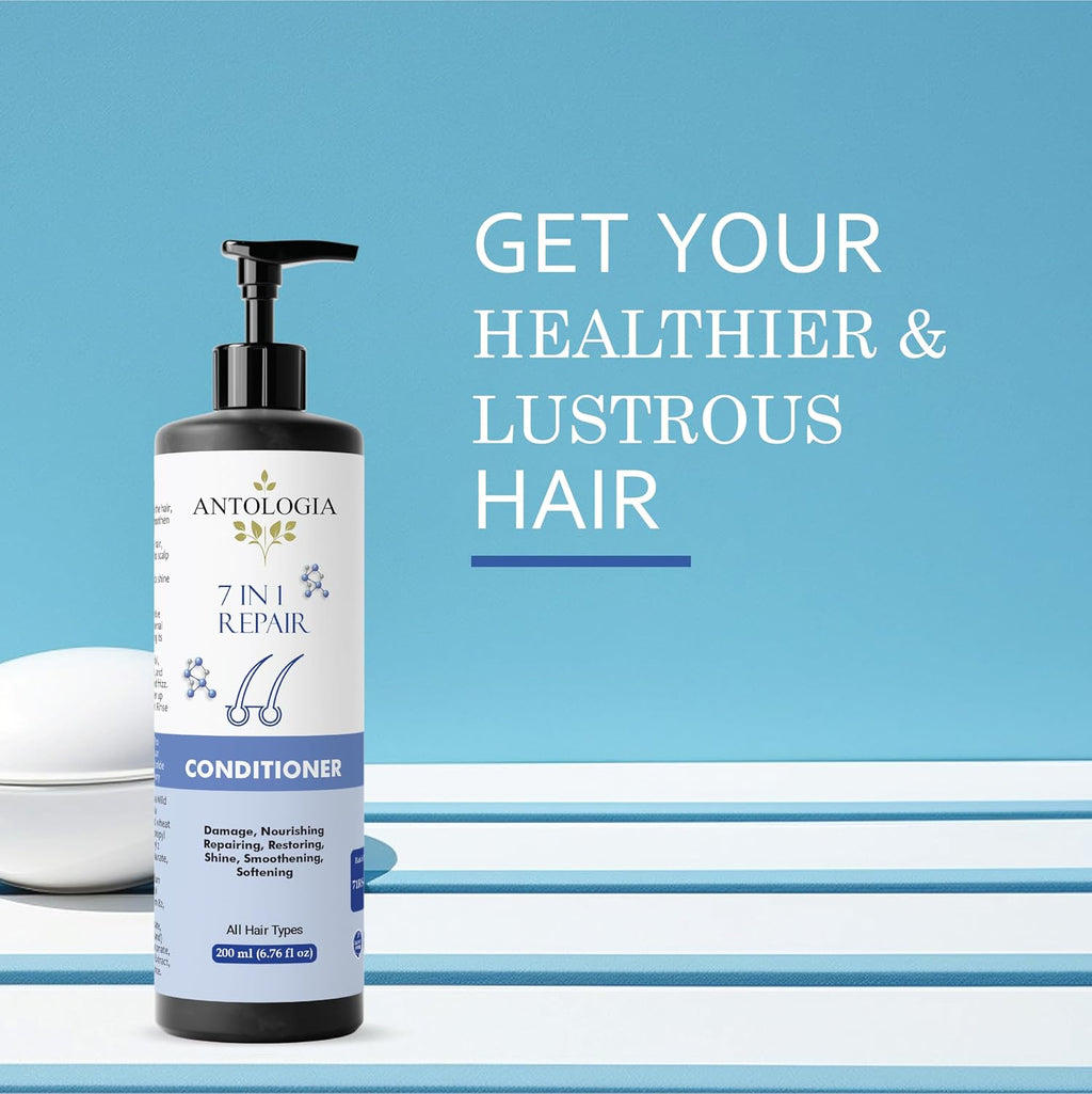 Antologia Conditioner, Nourishing, Repairing, Smoothening, All Hair Types, 200ml (7 in 1 Repair Conditioner)